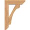 Ekena Millwork Legacy Slat Smooth Bracket w/ Offset Brace, Western Red Cedar, 5 1/2"W x 18"D x 26"H BKT0604X18X26LEC06SWR - alternate 2